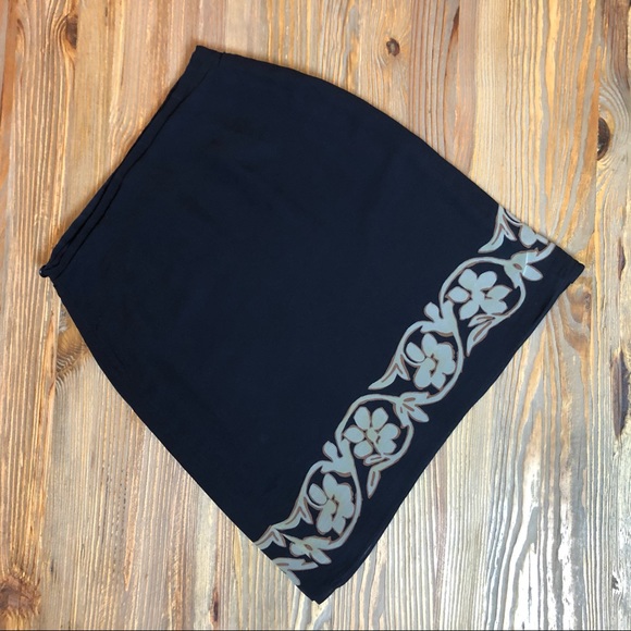 Ann Taylor Silk Wrap Skirt - Picture 3 of 5
